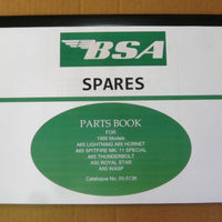 BSA A65 A50 spares parts book 1966