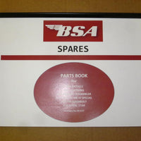 BSA parts book 1968 A65 A50 lighting firebird spitfire thunderbolt royal star