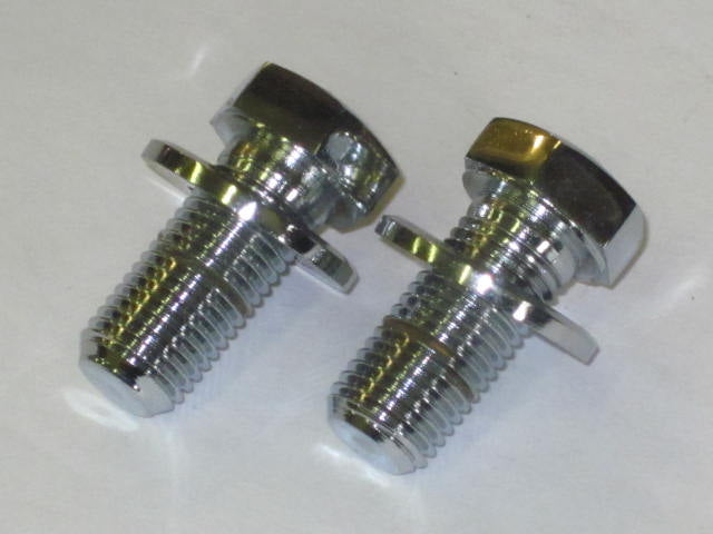 Headlight bolts pair chrome CEI 5/16 x 26 TPI Triumph 112201 500 650 bolt set
