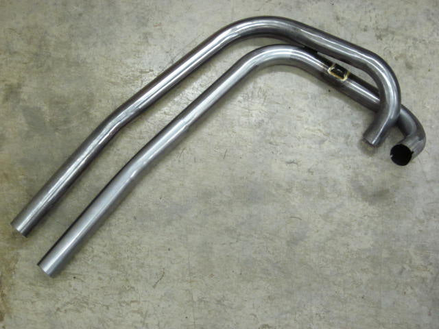 Exhaust Header pipes Triumph drag pipes 1 3/4" bare steel chopper bobber upswept