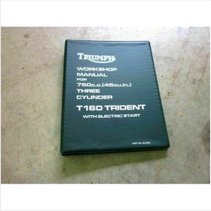 Triumph Trident Model T160 Factory workshop book manual shop 1975 electric start