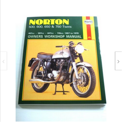 NORTON Haynes workshop manual 500 600 650 750 1957 - 70 Atlas Mercury P11 N15