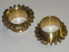 Exhaust pipe nuts Norton lockring brass long early type Atlas P11 NM18092 06-2464/1