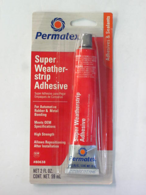 Super weather strip adhesive Permatex