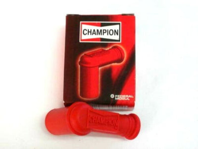 Champion Spark plug cap 5K 5000 ohm resistive red boot electronic ignition