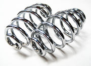 4" Chrome Seat Spring Springs Set Triumph Norton BSA Tapered Motorcycle